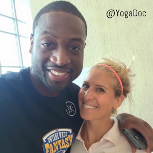 Our 4th year as on-site chiropractor for the Dwyane Wade Fantasy Camp.  But first, let me take a selfie.