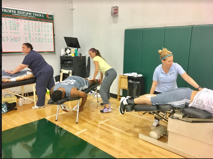 Decompression, alignment and stabilization at The University of Miami Basketball Camp